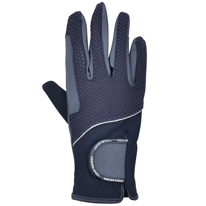 Riding Gloves HS Mesh Touch Navy Blue in the group Equestrian Clothing / Riding Gloves & Yard Gloves at Equinest (603443NA_r)