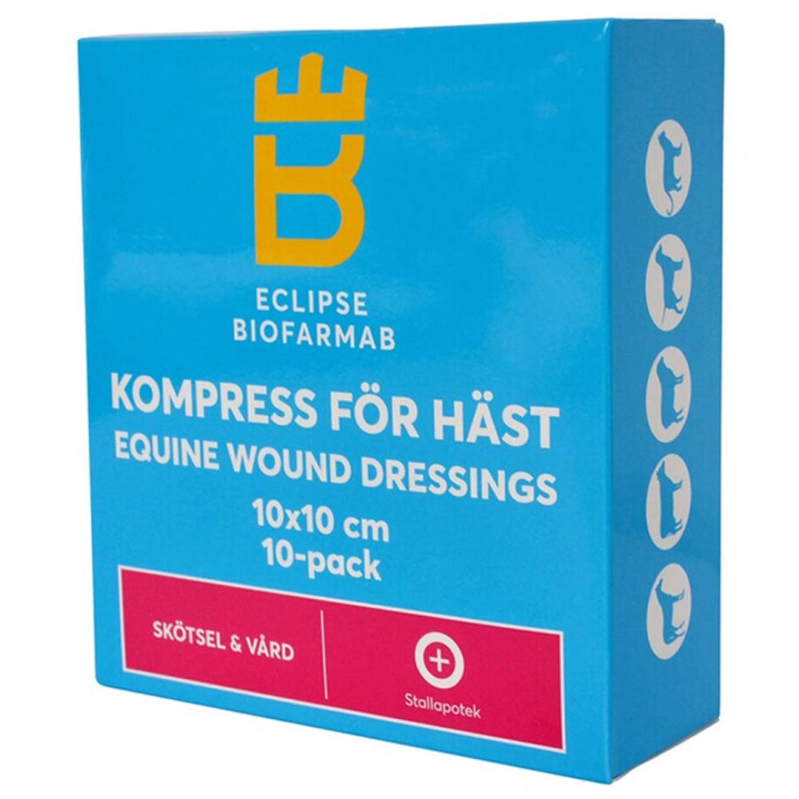 Sterile Compress for Horse 10-pack White 10x10 cm in the group Grooming & Health Care / Wound Care / Wound Cleansers & Dressings at Equinest (603553WH-10x10)