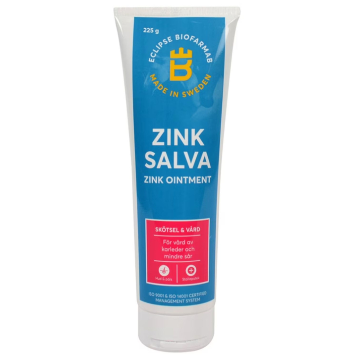 Zinc Ointment 225g in the group Grooming & Health Care / Wound Care / Wound Ointments & Sprays at Equinest (603557)