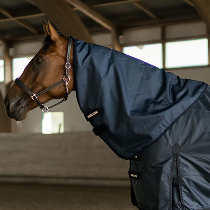 Neck Cover HS Solid 600D 0g Navy Blue in the group Horse Rugs / Neck Covers at Equinest (603737NA_r)