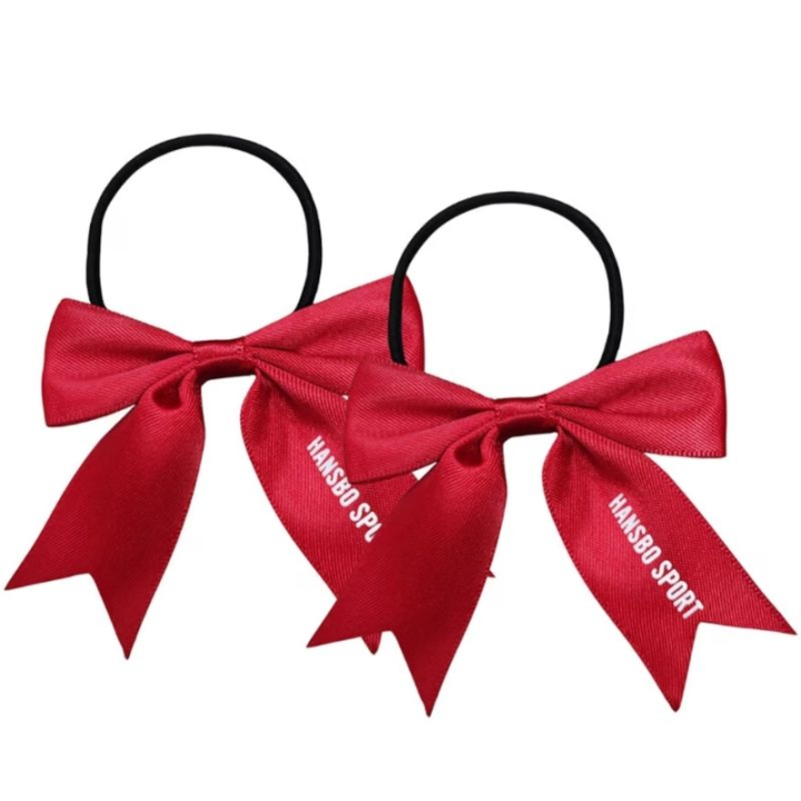 Mane bows HS 2-pack 7cm Red in the group Grooming & Health Care / Plaiting Bands & Mane Bows at Equinest (603805RE)