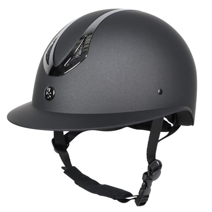 Hansbo Sport Riding Helmet HS Victory Glimmer Black → Equinest