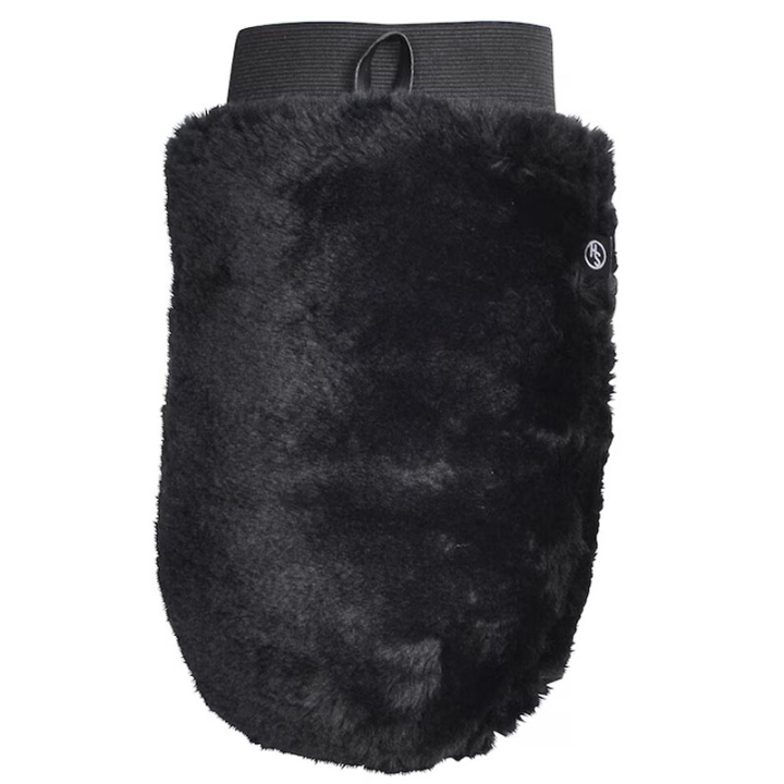 Grooming Glove HS Faux Fur Black in the group Grooming & Health Care / Horse Brushes / Grooming Gloves at Equinest (603862BA)