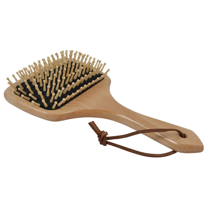 Mane & Tail Brush Kardformad Brown in the group Grooming & Health Care / Horse Brushes / Mane & Tail Brushes at Equinest (603889BR)
