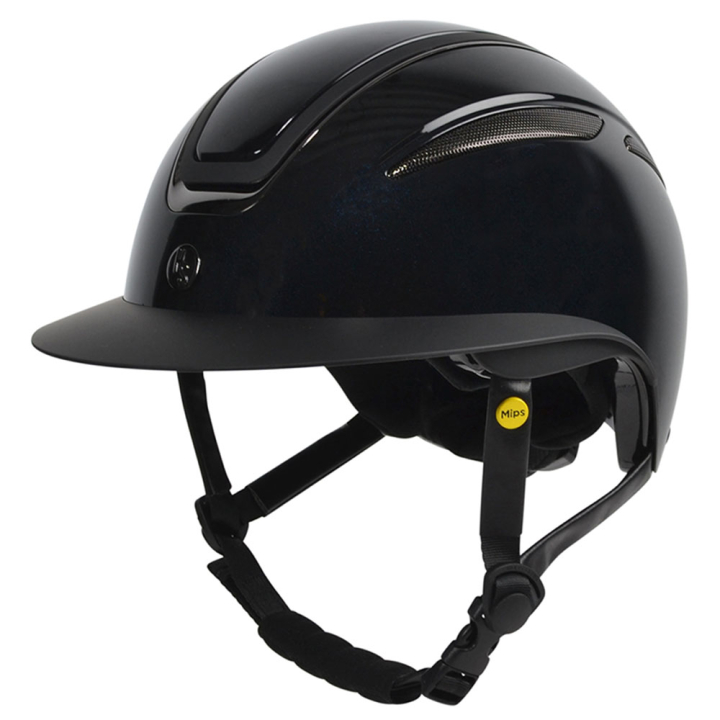 Riding Helmet HS MIPS Air Glossy Metal Black in the group Riding Equipment / Riding Helmets / MIPS Riding Helmets at Equinest (604177BA_r)