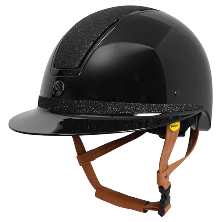 Riding Helmet HS MIPS Vision Shiny Star Black in the group Riding Equipment / Riding Helmets / MIPS Riding Helmets at Equinest (604246BA_r)