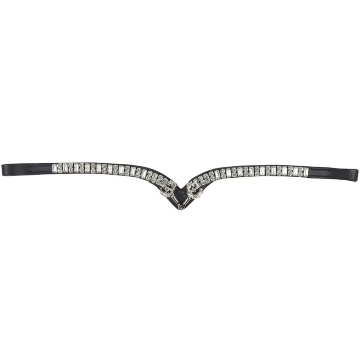  Browband HS Bit & Rhinestones Black in the group Horse Tack / Bridles & Browbands / Browbands at Equinest (604362BA_r)