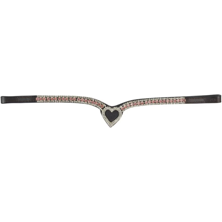 Browband HS Love Light Pink in the group Horse Tack / Bridles & Browbands / Browbands at Equinest (604392BPI_r)