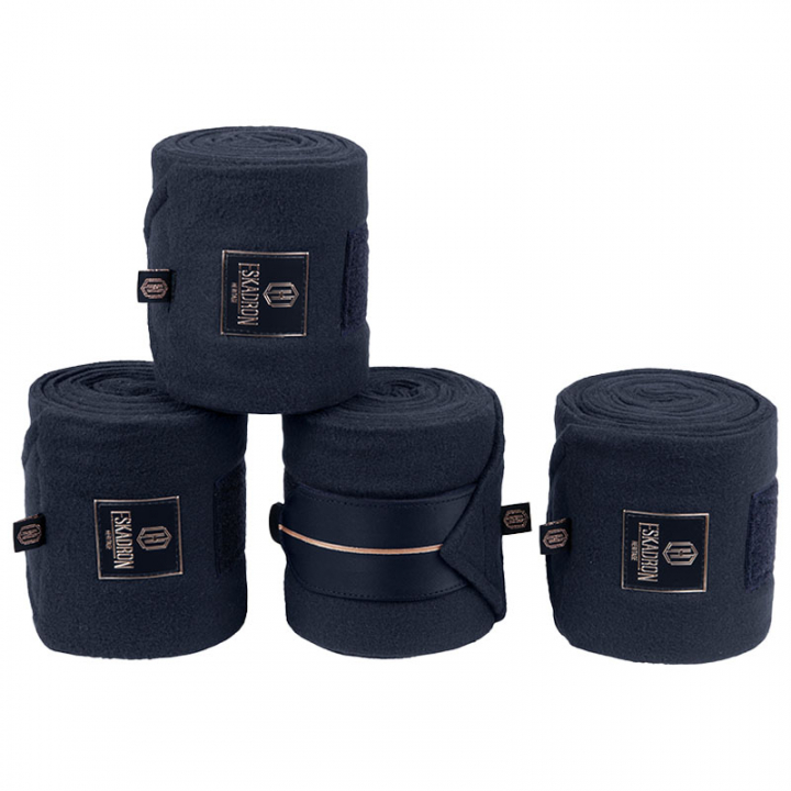 Leg Wraps Shetty Fleece Heritage 4-pack Navy Blue in the group Horse Tack / Leg Protection / Bandages at Equinest (610756270NA)
