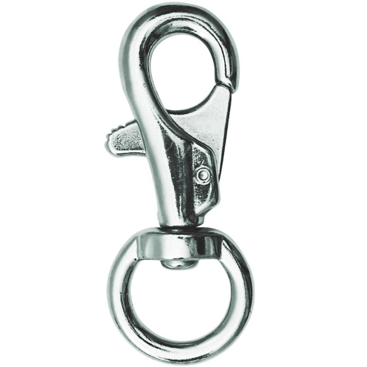 Carabiner Hook Bolt-Snap Silver in the group Stable & Paddock / Stable Supplies & Yard Equipment / Stable Hooks & Tack Racks at Equinest (611700SI)
