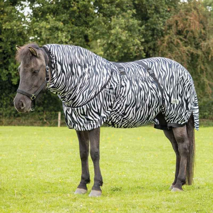 Sweet Itch Rug Icelandic UV-Protection Zebra Black/White in the group Horse Rugs / Fly Rugs & Eczema Rugs at Equinest (6212ZE16BAWH_r)