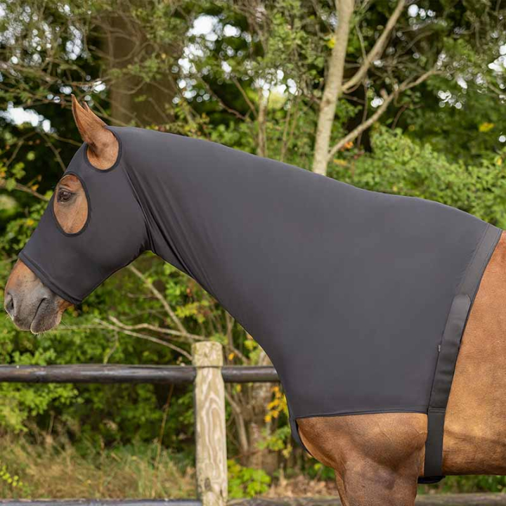 Shoulder Guard with Neck and Hood Black in the group Horse Rugs / Horse Rug Accessories / Shoulder Guards at Equinest (6224BA)