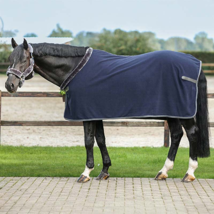 Fleece Rug Show-Line 600 Navy Blue in the group Horse Rugs / Fleece Rugs at Equinest (6242521NA_r)