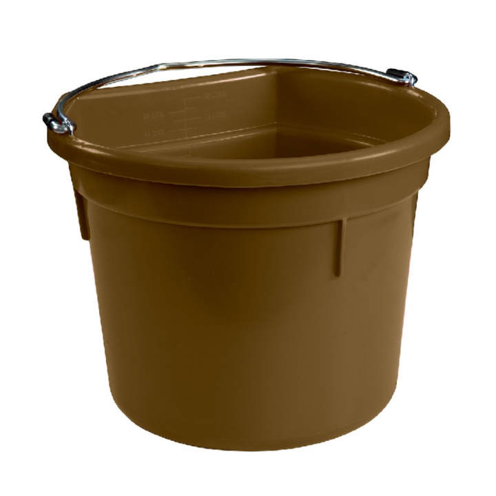 Bucket with Flat Back Gold in the group Stable & Paddock / Stable Supplies & Yard Equipment / Buckets at Equinest (626011GU)