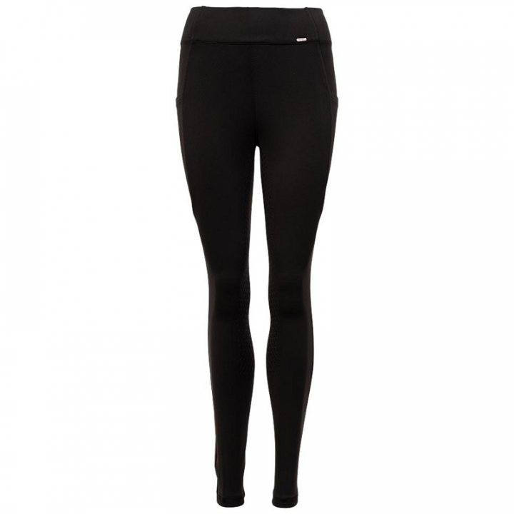 Riding Leggings Children/Junior Bitterroot Silicone Full Seat Black in the group Equestrian Clothing / Riding Breeches & Jodhpurs / Riding Tights & Riding Leggings at Equinest (628146BA)