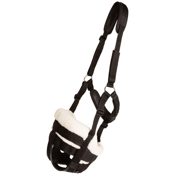 Grazing Muzzle De Luxe Comfort Black in the group Stable & Paddock / Paddock / Grazing Muzzles at Equinest (660211BA_r)