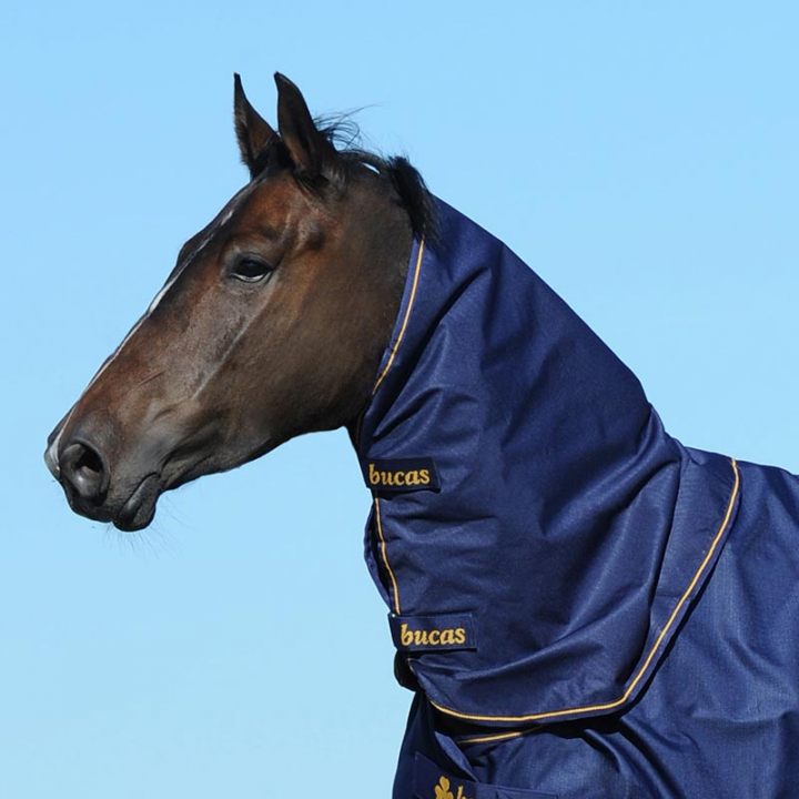 Neck Irish Combi Neck 50g Navy/Gold in the group Horse Rugs / Horse Rug Accessories / Neck Covers at Equinest (68305-22_M_r)