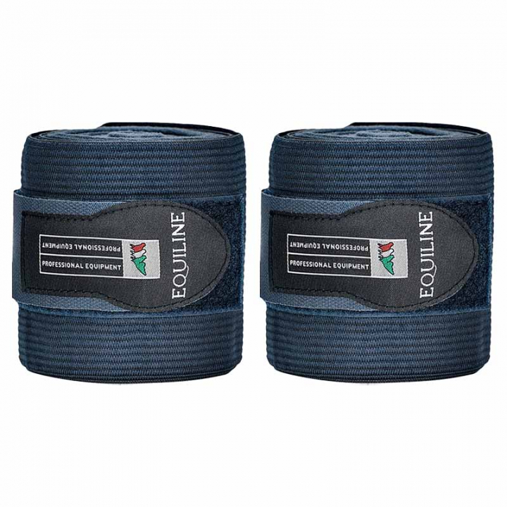 Work Bandage Elastic/Fleece 2-pack Navy in the group Horse Tack / Leg Protection / Bandages at Equinest (7010063-2)