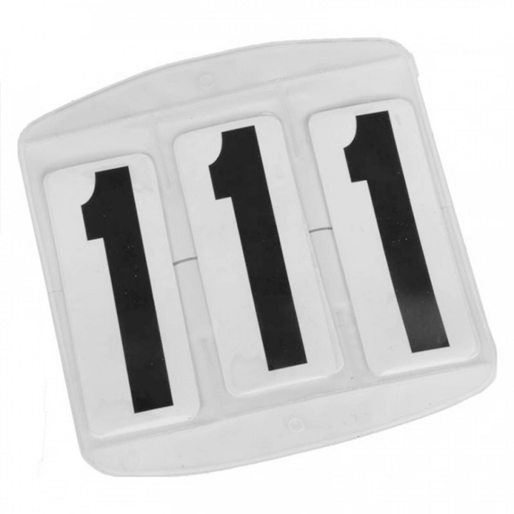 Number Tag with Velcro HG White in the group Horse Tack / Horse Tack Accessories / Competition Numbers at Equinest (72009WH)