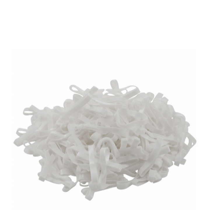 Silicone Bands 500pcs HG White in the group Grooming & Health Care / Plaiting Bands & Mane Bows at Equinest (72134WH)