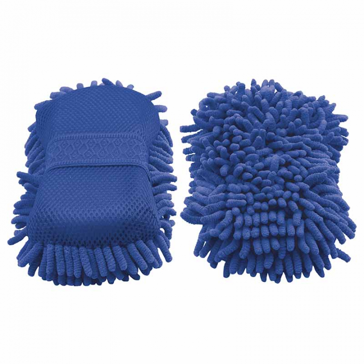 Sponge Microfiber HG Blue in the group Grooming & Health Care / Washing Sponges & Cleaning Cloths at Equinest (72982BL)