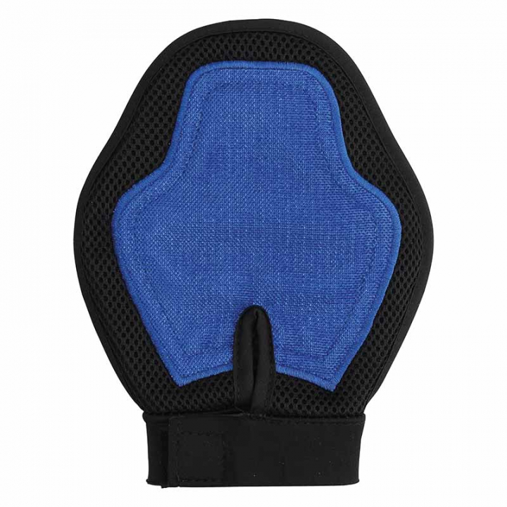 Grooming Glove HG Black/Blue in the group Grooming & Health Care / Horse Brushes / Grooming Gloves at Equinest (72990BABL)
