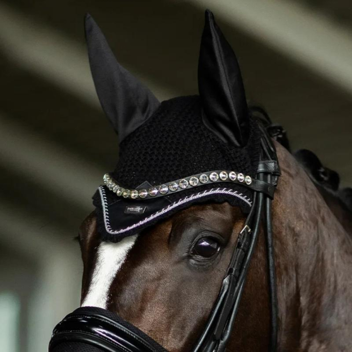 Ear Bonnet ES Black Edition in the group Horse Tack / Bonnets at Equinest (734019280233BA_r)