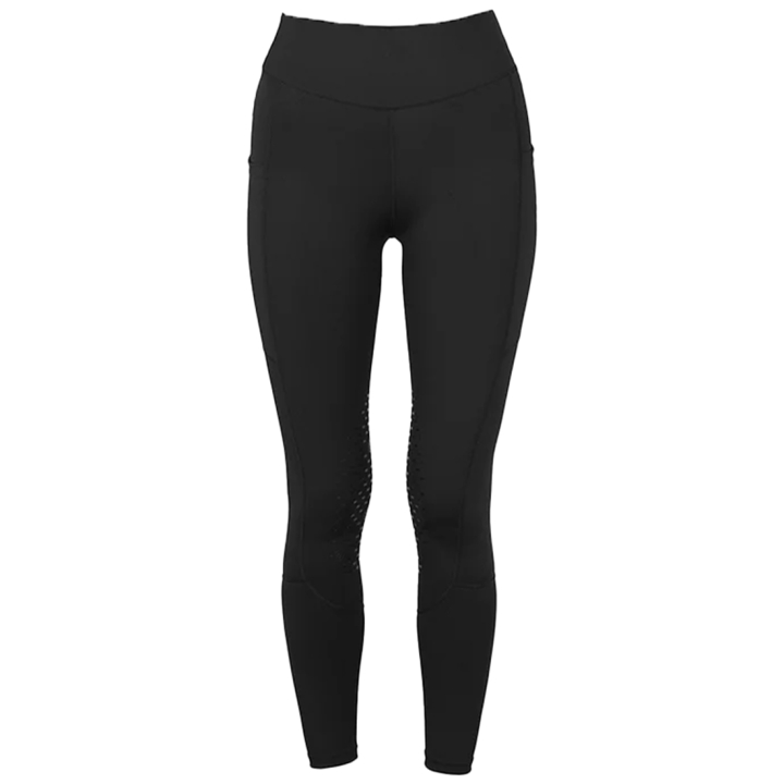Riding Tights ES Jump Movement Knee Grip All Black in the group Equestrian Clothing / Riding Breeches & Jodhpurs / Riding Tights & Riding Leggings at Equinest (734020642491BABA_r)