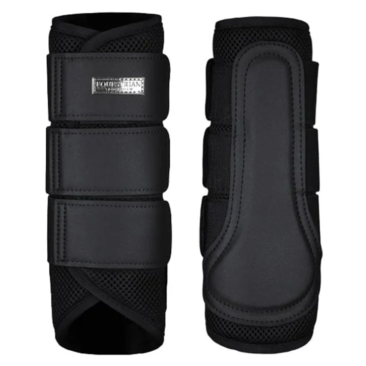 Brushing Boots ES Classic Mesh All Black in the group Horse Tack / Leg Protection / Brushing Boots & Dressage Boots at Equinest (734020642582BABA_r)