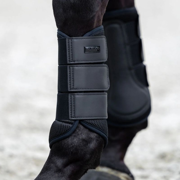 Brushing Boots ES Classic Mesh All Black in the group Horse Tack / Leg Protection / Brushing Boots & Dressage Boots at Equinest (734020642582BABA_r)