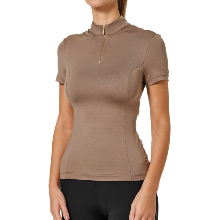 Training Top ES UV Protection Short Sleeve Champagne in the group Equestrian Clothing / Riding Shirts / T-shirts at Equinest (734020642737BE_r)