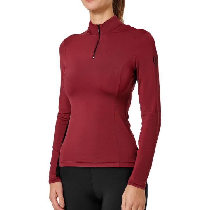 Training Top ES Air Breeze Bordeaux in the group Equestrian Clothing / Sweaters & Hoodies at Equinest (734020642800WN_r)
