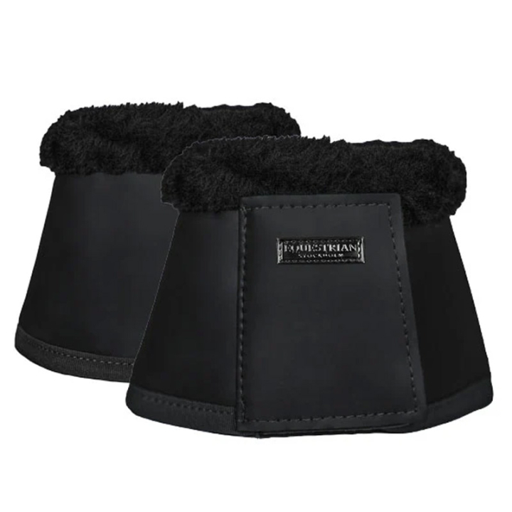 Bell Bots ES Faux Fur All Black in the group Horse Tack / Leg Protection / Bell Boots at Equinest (734020643168BABA_r)