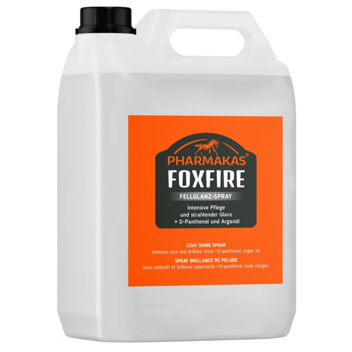 Coat Shine Foxfire 5L in the group Grooming & Health Care / Coat Care / Coat Shine at Equinest (770270-5)