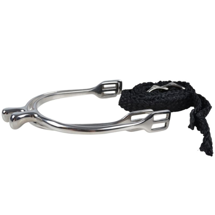 Spurs HS Stainless Steel Rounded 20mm Silver in the group Riding Equipment / Spurs at Equinest (797017SI)
