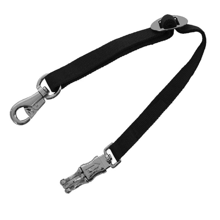 Transport Halter Nylon Black in the group Horse Tack / Lead Ropes & Trailer Ties / Trailer Ties & Bungee at Equinest (811291SV)