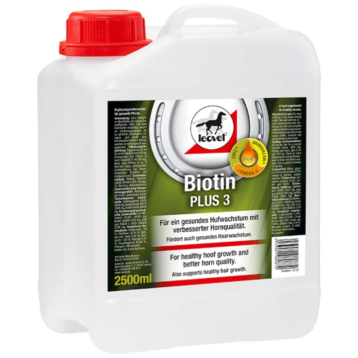 Biotin PLUS 3 2500ml in the group Supplements / Horse Supplements / Hoofs at Equinest (82188-2500)