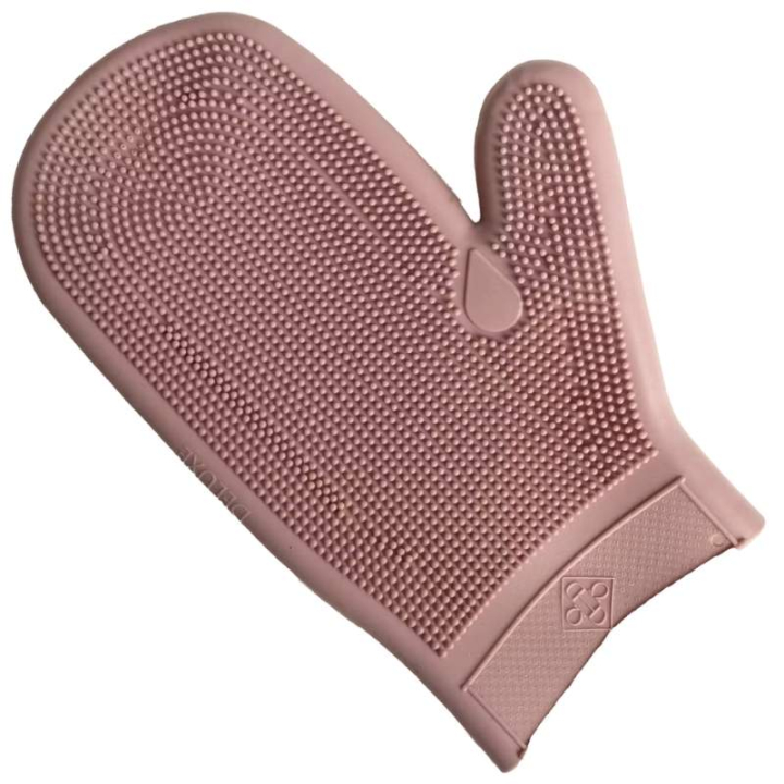 Grooming Glove Rubber Pink in the group Grooming & Health Care / Horse Brushes / Grooming Gloves at Equinest (8223810PI)