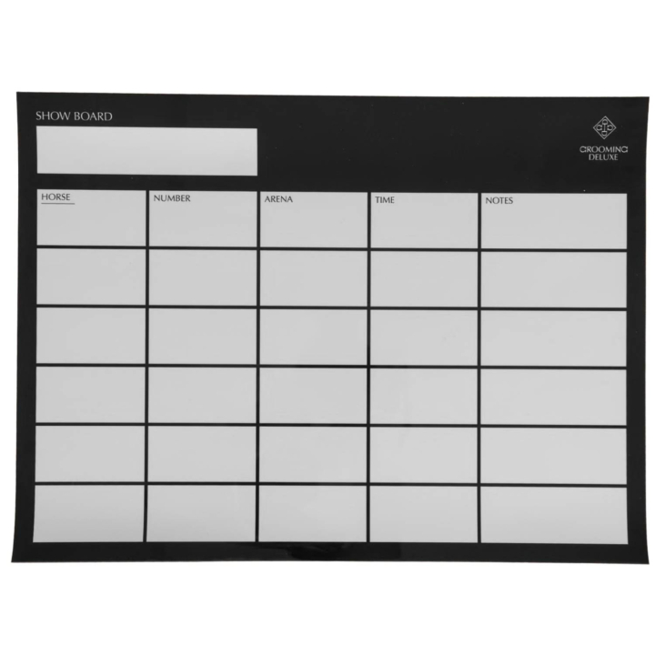 Show Board Magnetic Black in the group Stable & Paddock / Stable Supplies & Yard Equipment / Other Stable Supplies at Equinest (82270013BA)