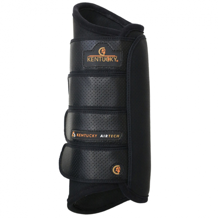 Leg Protection Eventing Air Tech Hind Black in the group Horse Tack / Leg Protection / Fetlock Boots at Equinest (8420301FBA_r)