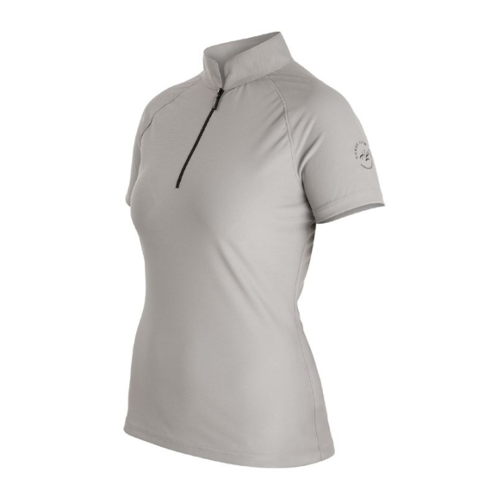 Riding Shirt Mika Short Sleeve Grey in the group Equestrian Clothing / Riding Shirts / T-shirts at Equinest (855913GR_r)