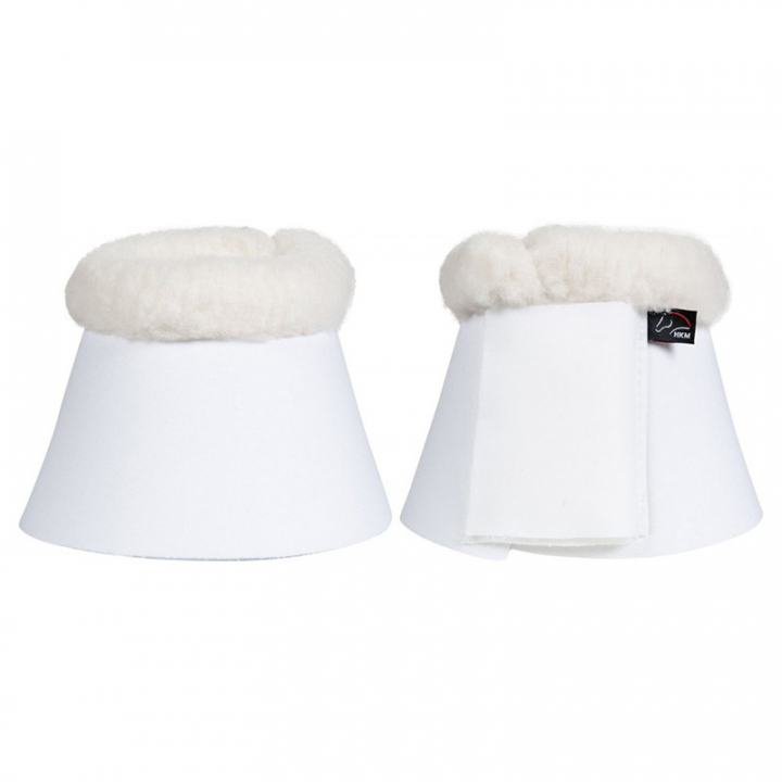 Bell Boots with Fleece Comfort White in the group Horse Tack / Leg Protection / Bell Boots at Equinest (85861Vi_r)