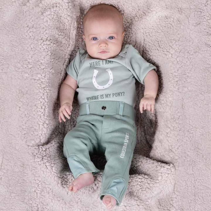 Riding Trousers Children/Junior Bobby Light Green in the group Equestrian Clothing / Riding Breeches & Riding Tights / Breeches at Equinest (8687PST104GN_r)