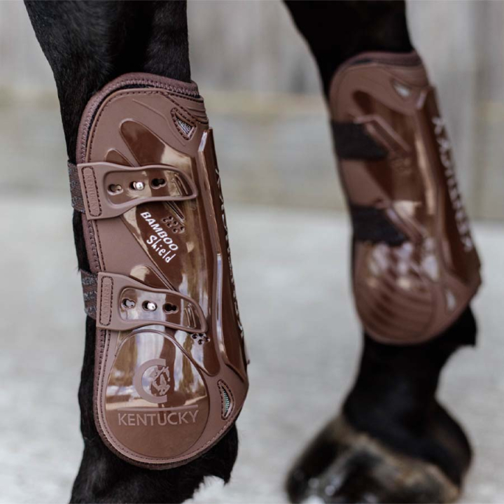 Tendon Boots Bamboo Shield Brown in the group Horse Tack / Leg Protection / Tendon Boots at Equinest (88101Br_r)