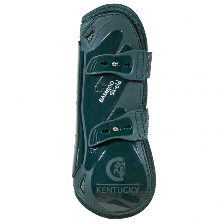 Tendon Boots Bamboo Elastic Dark Green in the group Horse Tack / Leg Protection / Tendon Boots at Equinest (88101DGN_r)