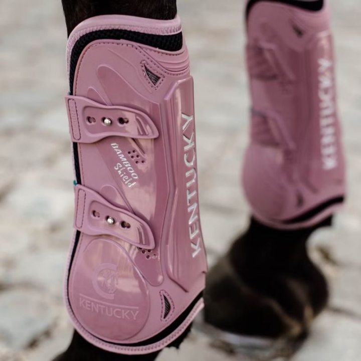 Tendon Boots Bamboo Shield Pink in the group Horse Tack / Leg Protection / Tendon Boots at Equinest (88101Ro_r)