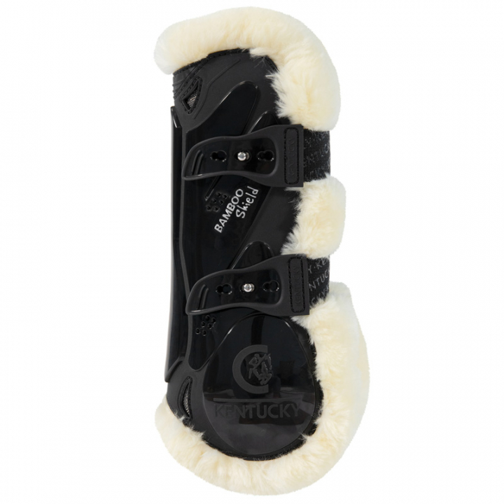 Tendon Boots Sheepskin Bamboo Shield Black in the group Horse Tack / Leg Protection / Tendon Boots at Equinest (88102Sv_r)