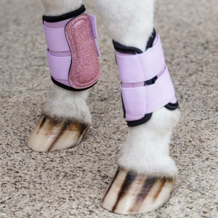 Turnout Boots Unicorn Glitter Pink Shetland in the group Horse Tack / Leg Protection / Tendon Boots at Equinest (8811410SHPI-SH)