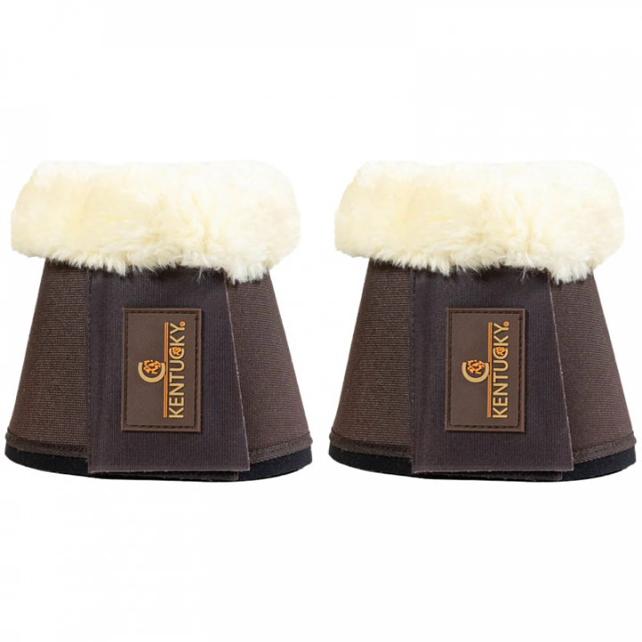Bell Boots Solimbra Sheepskin Brown in the group Horse Tack / Leg Protection / Bell Boots at Equinest (88195BR_r)