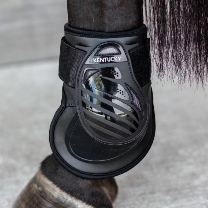 Fetlock Boots Deep Black in the group Horse Tack / Leg Protection / Fetlock Boots at Equinest (8820401MBA_r)